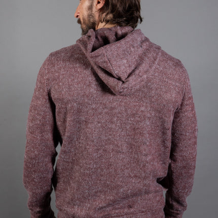 Men's Soft Knit Melange Pullover Hoodie