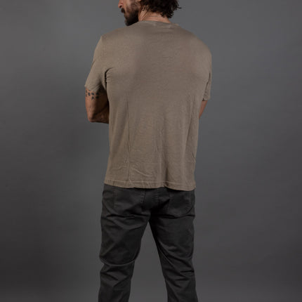 Men's Warren Wide Pocket Cotton Linen V-Neck Tee
