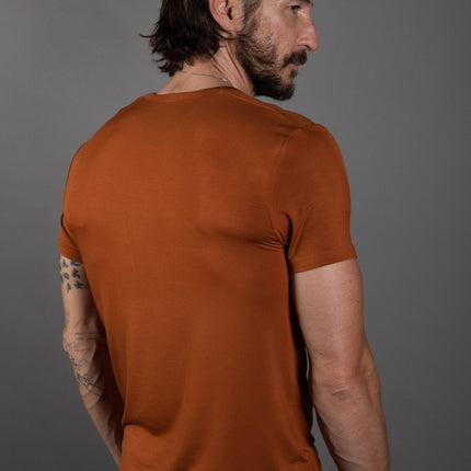 Men's Madison Modal V-Pocket Crew with Shoulder Seam