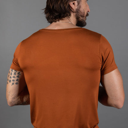 Men's Modal Wide Neck Tee