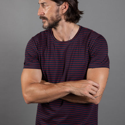 Men's Crew Neck Stripe Tee
