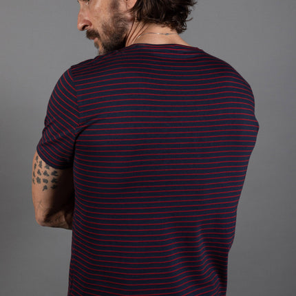 Men's Crew Neck Stripe Tee