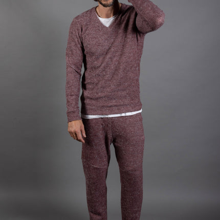 Men's Soft Knit Melange Jogger Pant