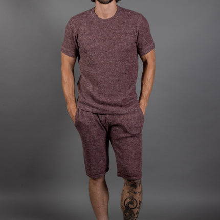 Men's Soft Knit Melange Short Sleeve Crew Tee