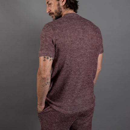 Men's Soft Knit Melange Short Sleeve Crew Tee