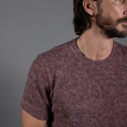 Men's Soft Knit Melange Short Sleeve Crew Tee