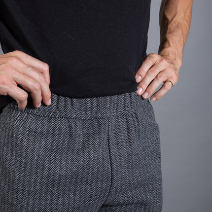 Spencer Herringbone Elastic Band Short