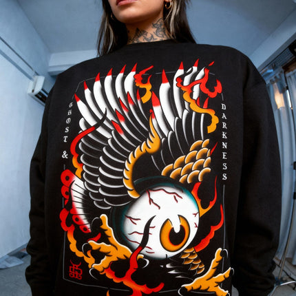 Eagle Eye Sweatshirt | Ghost & Darkness Streetwear