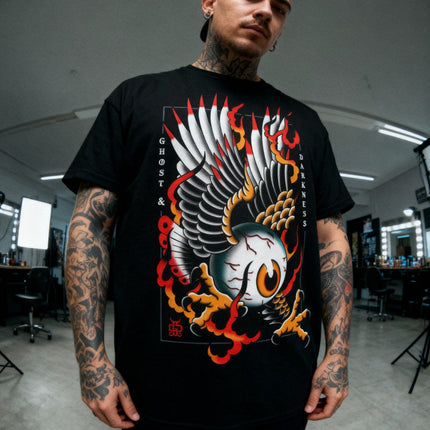 Eagle Eye Tattoo Tee | Ghost & Darkness Streetwear