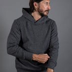 Black/Light Grey Herringbone / XS