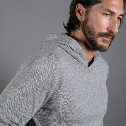 Westin Herringbone Kangaroo Hoodie