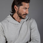 White/Light Grey Herringbone / XS
