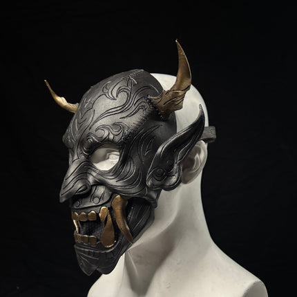 Leather Oni Mask Printable Pattern