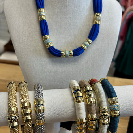 Blue & Gold Necklace