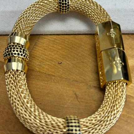Blue & Gold Bracelet
