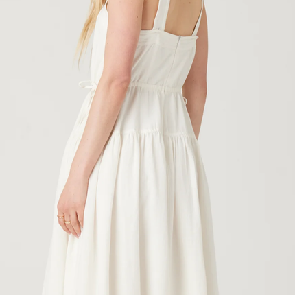 Ivory Cross Halter Dress-REDUCED