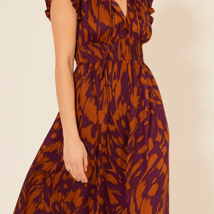 Plum/Orange Fall Dress