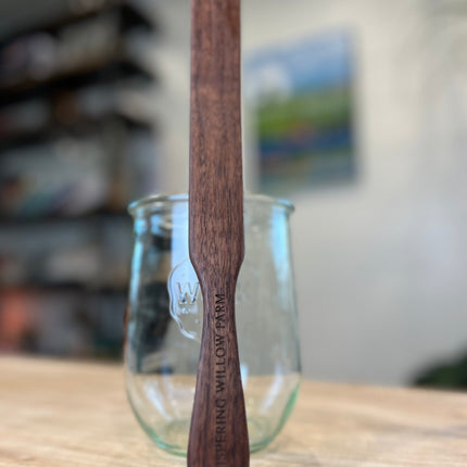 Solid Walnut - Wood Sourdough Spatula
