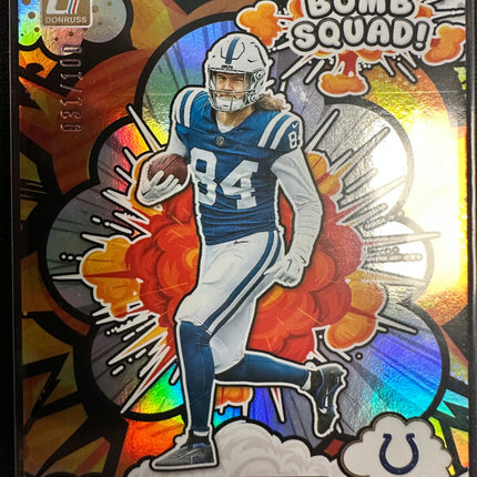 Tyler Warren  2025 Donruss Bomb Squad /100 #BS-TWN