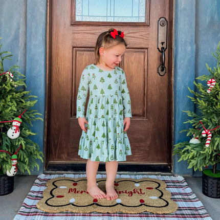 Long Sleeve Twirl Dress & Short Set