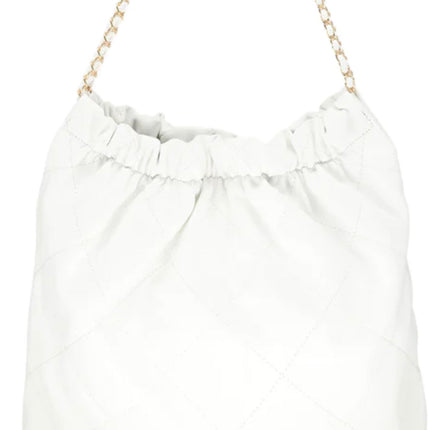 Braided White Bag