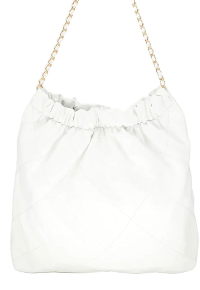 Braided White Bag