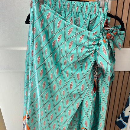 Colorful Wrap Skirt