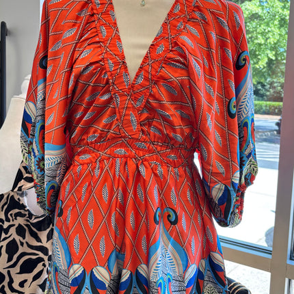 Orange Summer Romper