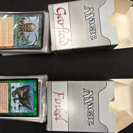 Deckmasters: Garfield vs. Finkel — opened, complete decks only