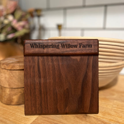 Walnut Sourdough Bench Scraper