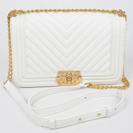 White summer handbag