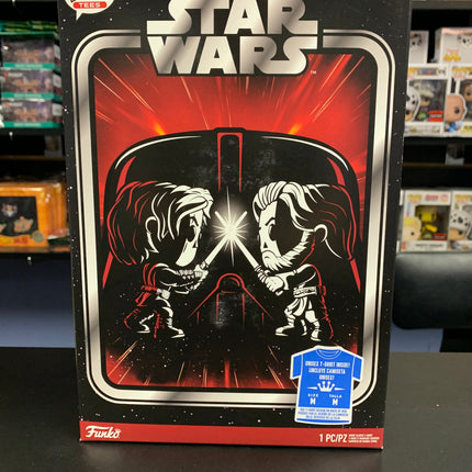 Boxed Tee: SW - Anakin vs Obi Wan