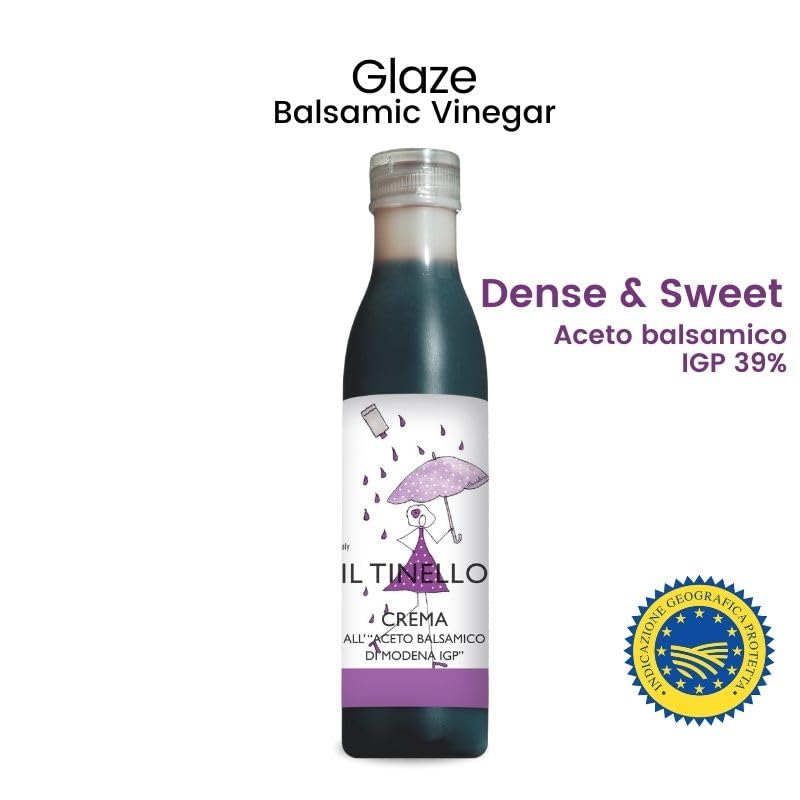 IL TINELLO, Glaze with Balsamic Vinegar of Modena IGP (8.45 fl oz) 250ml