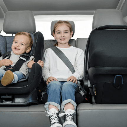 BubbleBum Inflatable Car Booster Seat - Travel Booster Seat - Rainbow Style ✔️