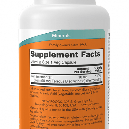 Iron 18 mg