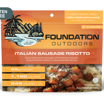 Spicy Italian Pork Sausage Risotto Meal