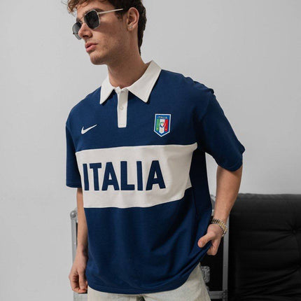 Italy Football T-Shirt - Stylish Tee for Italy National Team Fans