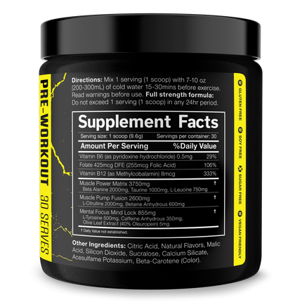 The Shadow! Pre-Workout