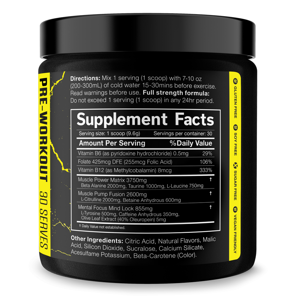 The Shadow! Pre-Workout