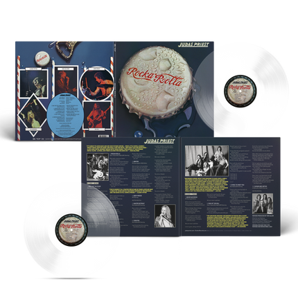 Judas Priest - Rocka Rolla 50th Anniversary Glass Clear Vinyl