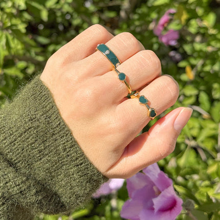 Jade Ring Set