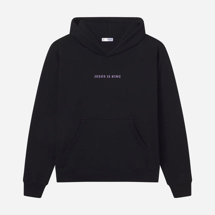 Jesus Is King Black Unisex Hoodie