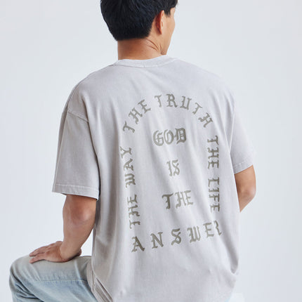 Jesus Saves Taupe Unisex Tee
