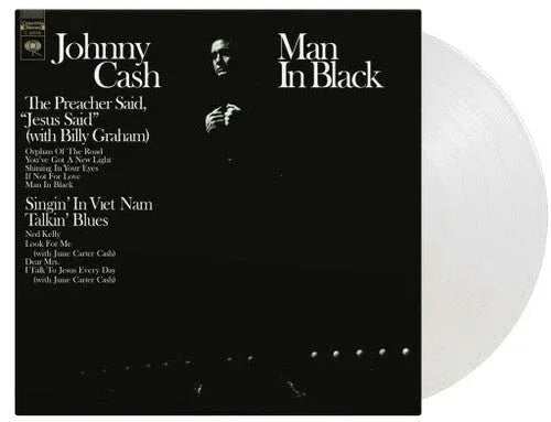 Johnny Cash - Man In Black (Limited Edition Import, 180 Gram Crystal Clear Vinyl) (LP)