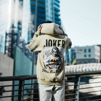 Joker "Shall We Dance?" Graphic Unisex Oversized Hoodie