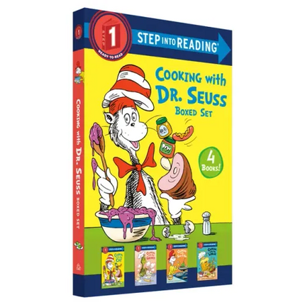 Cooking with Dr. Seuss Step Into Reading 4-Book Boxed Set: Cooking with the Cat; Cooking with the Grinch; Cooking with Sam-I-Am; Cooking with the Lora