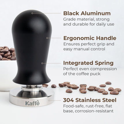 Espresso Tamper with Spring, 51mm, KFCT02-51