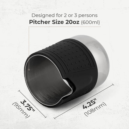 Milk Frothing Pitcher, 600 ML, KFFP01