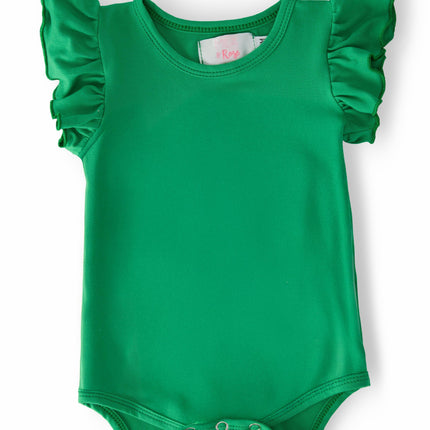 Kelly Green S/S Flutter Bodysuit
