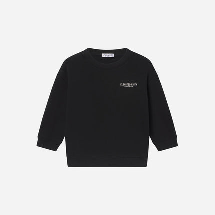 Kingdom Club Black Kids Crewneck